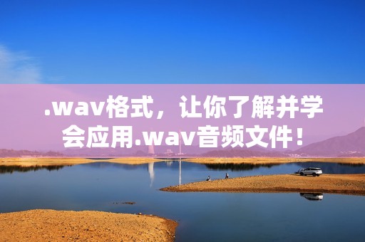 .wav格式，让你了解并学会应用.wav音频文件！