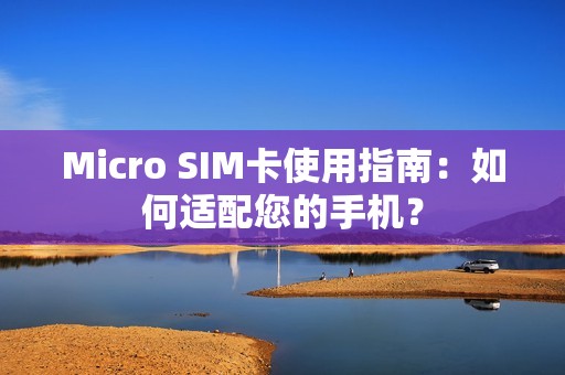 Micro SIM卡使用指南：如何适配您的手机？