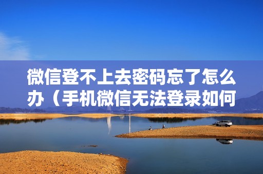 微信登不上去密码忘了怎么办（手机微信无法登录如何解决）