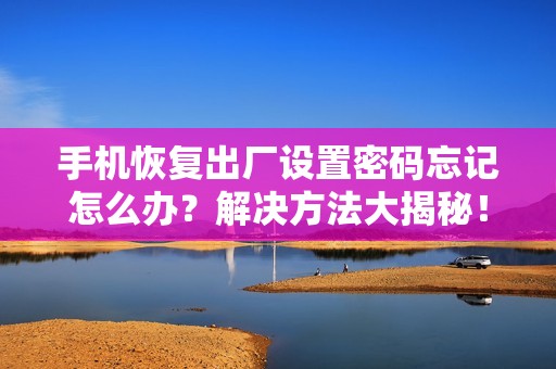 手机恢复出厂设置密码忘记怎么办？解决方法大揭秘！
