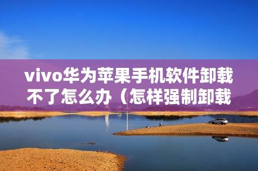vivo华为苹果手机软件卸载不了怎么办（怎样强制卸载手机软件）