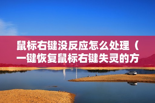 鼠标右键没反应怎么处理（一键恢复鼠标右键失灵的方法）