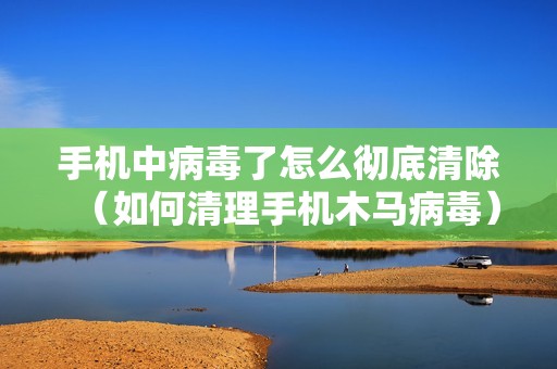 手机中病毒了怎么彻底清除（如何清理手机木马病毒）