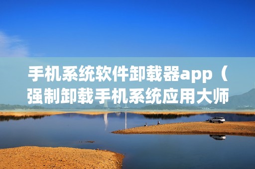 手机系统软件卸载器app（强制卸载手机系统应用大师）