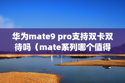 华为mate9 pro支持双卡双待吗（mate系列哪个值得买）