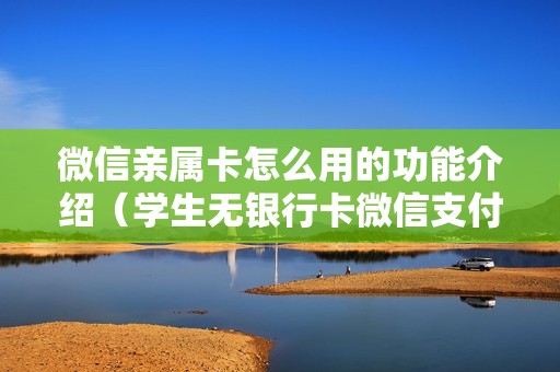 微信亲属卡怎么用的功能介绍（学生无银行卡微信支付不了怎么办）