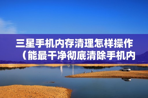 三星手机内存清理怎样操作（能最干净彻底清除手机内存垃圾的正确方法）