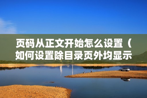 页码从正文开始怎么设置(如何设置除目录页外均显示页码)