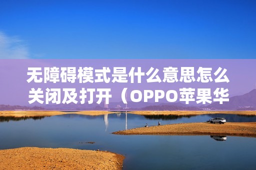 无障碍模式是什么意思怎么关闭及打开(OPPO苹果华为小米一加关闭方法)