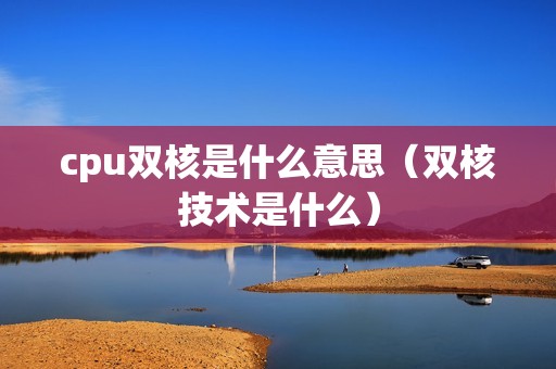 cpu双核是什么意思（双核技术是什么）