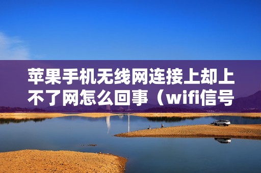 苹果手机无线网连接上却上不了网怎么回事（wifi信号满格却无法上网怎么办）