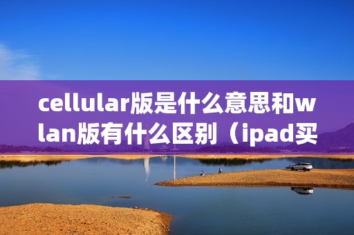 cellular版是什么意思和wlan版有什么区别（ipad买wlan版还是cellular版）
