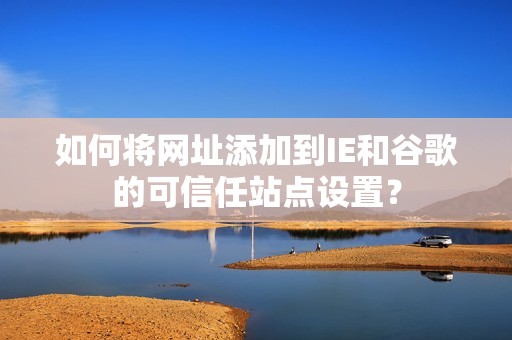 如何将网址添加到IE和谷歌的可信任站点设置?