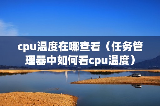 cpu温度在哪查看（任务管理器中如何看cpu温度）