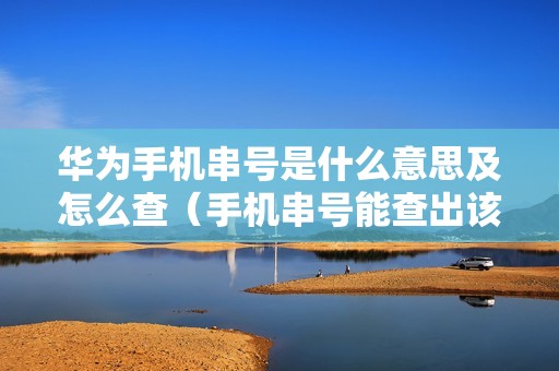 华为手机串号是什么意思及怎么查（手机串号能查出该手机的什么信息）