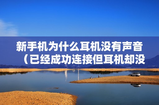 新手机为什么耳机没有声音（已经成功连接但耳机却没声音了怎么办）
