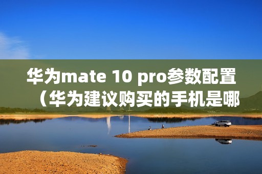 华为mate 10 pro参数配置（华为建议购买的手机是哪个）