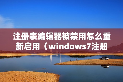 注册表编辑器被禁用怎么重新启用（windows7注册表损坏怎么修复）