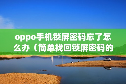 oppo手机锁屏密码忘了怎么办（简单找回锁屏密码的方法）