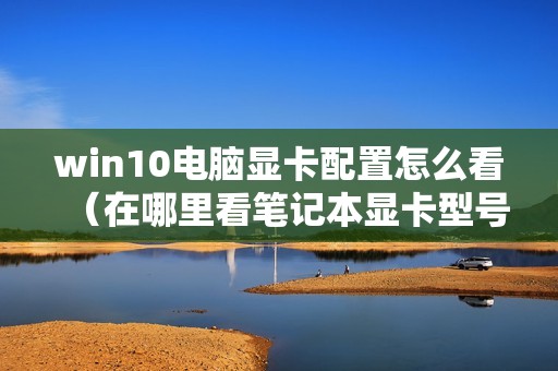 win10电脑显卡配置怎么看（在哪里看笔记本显卡型号）