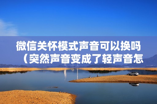 微信关怀模式声音可以换吗（突然声音变成了轻声音怎么办）