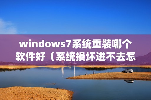 windows7系统重装哪个软件好（系统损坏进不去怎么重装系统）