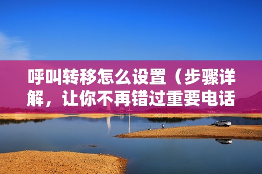 呼叫转移怎么设置（步骤详解，让你不再错过重要电话）