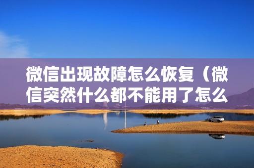 微信出现故障怎么恢复（微信突然什么都不能用了怎么办）