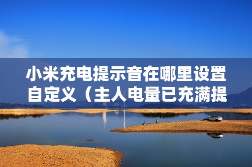 小米充电提示音在哪里设置自定义（主人电量已充满提示音怎么弄）
