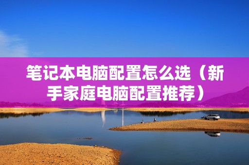 笔记本电脑配置怎么选（新手家庭电脑配置推荐）