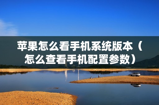 苹果怎么看手机系统版本（怎么查看手机配置参数）
