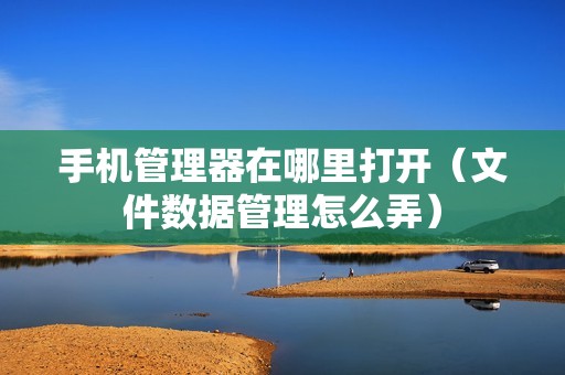 手机管理器在哪里打开（文件数据管理怎么弄）