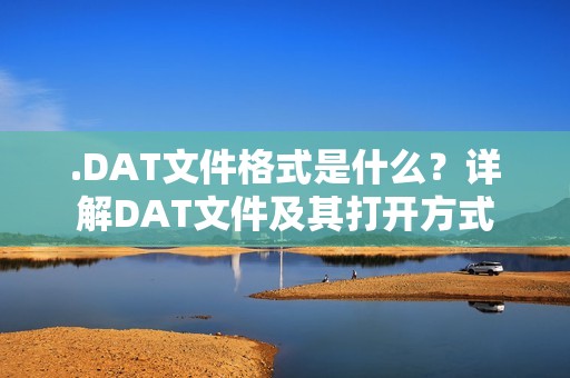 .DAT文件格式是什么?详解DAT文件及其打开方式