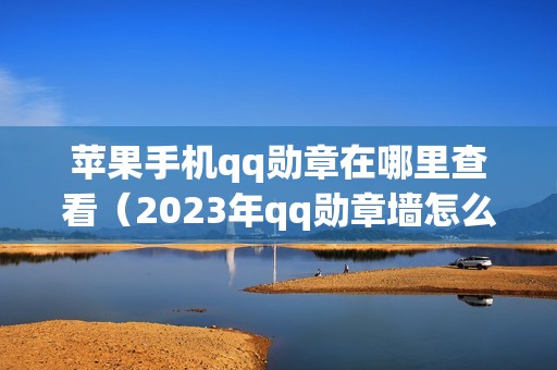 苹果手机qq勋章在哪里查看（2023年qq勋章墙怎么打开）