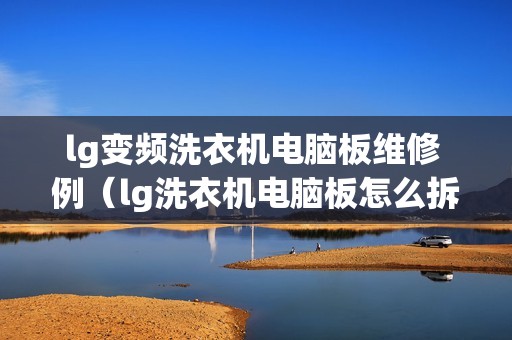 lg变频洗衣机电脑板维修 例（lg洗衣机电脑板怎么拆开）