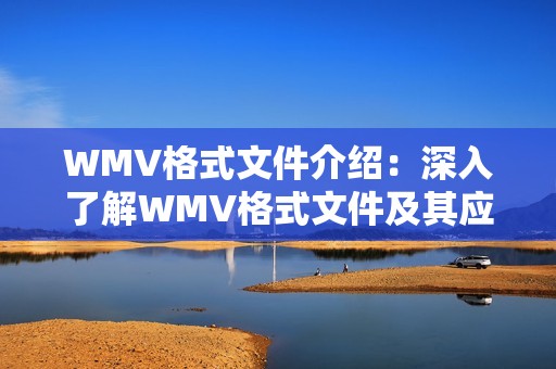 WMV格式文件介绍：深入了解WMV格式文件及其应用