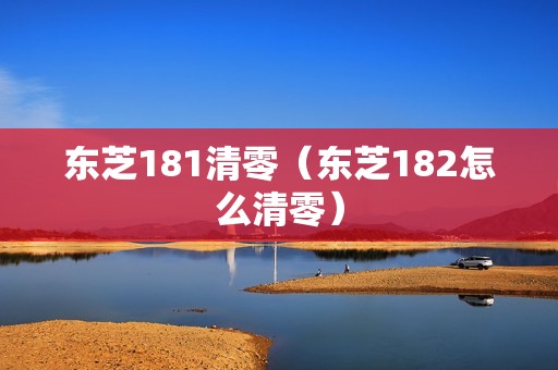 东芝181清零（东芝182怎么清零）