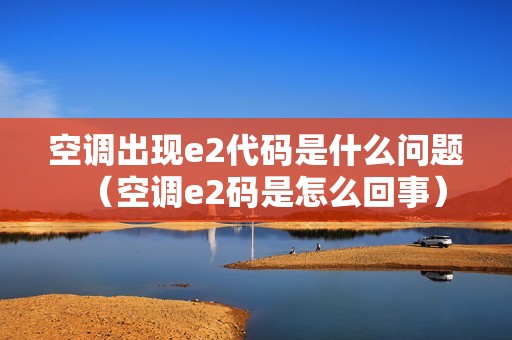 空调出现e2代码是什么问题（空调e2码是怎么回事）