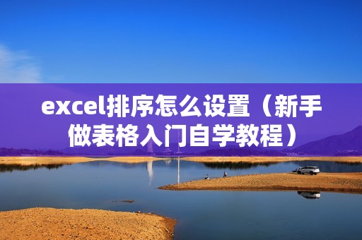 excel排序怎么设置（新手做表格入门自学教程）
