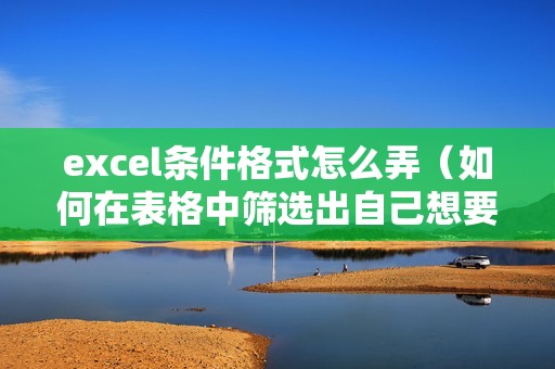 excel条件格式怎么弄（如何在表格中筛选出自己想要的内容）