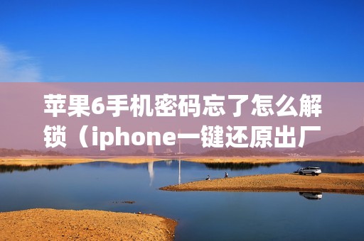 苹果6手机密码忘了怎么解锁（iphone一键还原出厂设置的方法）