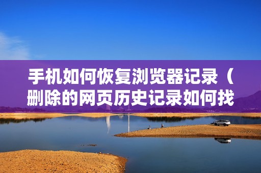 手机如何恢复浏览器记录（删除的网页历史记录如何找回）
