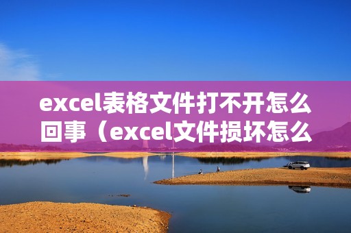 excel表格文件打不开怎么回事(excel文件损坏怎么修复)