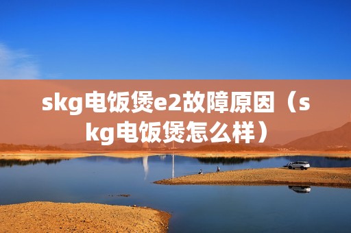 skg电饭煲e2故障原因(skg电饭煲怎么样)