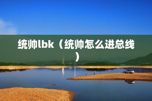 统帅lbk（统帅怎么进总线）