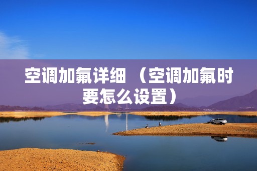 空调加氟详细 （空调加氟时要怎么设置）