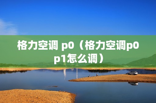 格力空调 p0（格力空调p0p1怎么调）
