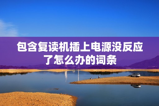 包含复读机插上电源没反应了怎么办的词条