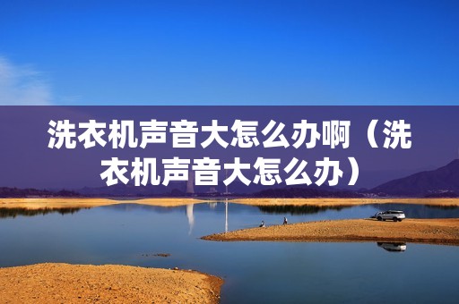 洗衣机声音大怎么办啊（洗衣机声音大怎么办）
