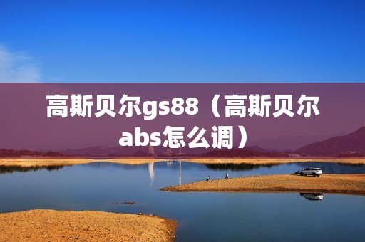 高斯贝尔gs88（高斯贝尔abs怎么调）